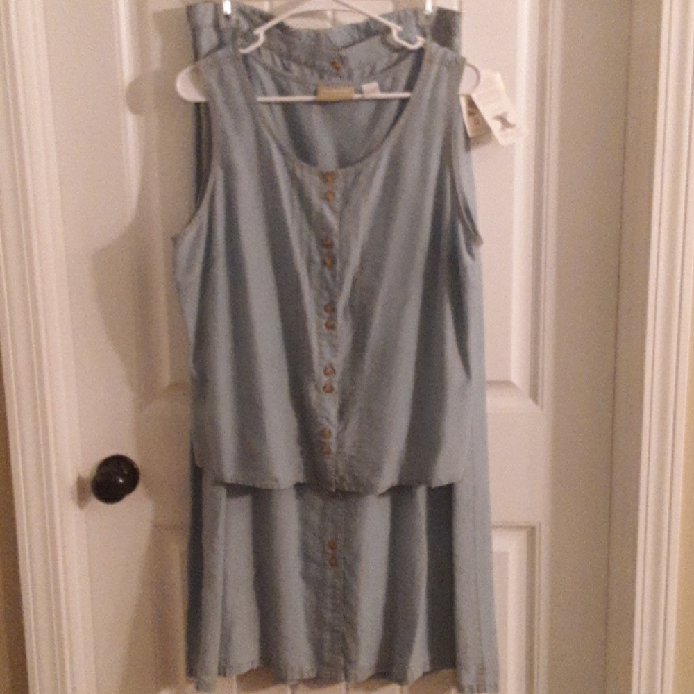 LIZ CLAIBORNE BRAND / SKIRT SET/ MISSES 14/16